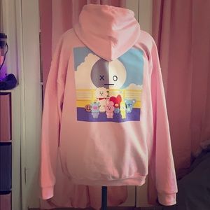 BTS BT21 Pink Women’s Hoodie